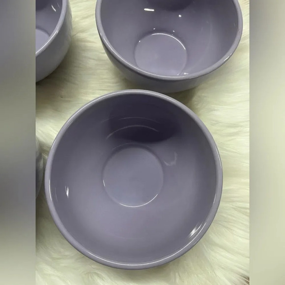 Tabletops Gallery Over & Over Restaurant Quality Set of 4 Purple Ceramic Bowls - Picture 2 of 7